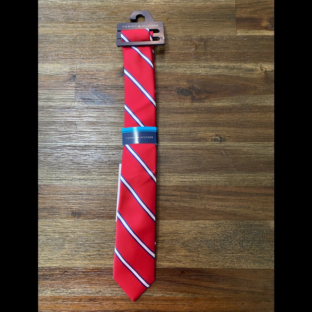 NWT Tommy Hilfiger Red Tie for Teens